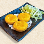 Best Deep-Fried Pumpkin Pancake with Red Bean Paste (3 pcs) 豆沙南瓜饼 （素） in Cleveland, OH