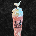 Best Fresh Strawberry Mermaid Slush w. Whipped Cream (Cold) 美人鱼莓莓鼓冰乐 （冰沙） in Cleveland, OH